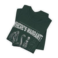 Load image into Gallery viewer, Where's Warrant? Cryptid Lineup Tee
