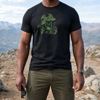 Load image into Gallery viewer, Soft Target - Funny Operator Veteran Tee in Black, man, no face