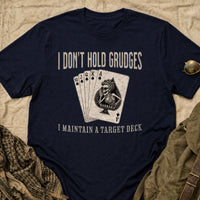 Load image into Gallery viewer, Barbara Rumor Txt Specialist - Funny Veteran Tee in Navy, props flat