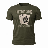Load image into Gallery viewer, Brad Sergeant Wuhn-Upper - Funny One Upper Veteran Tee in Military Green, ghost front