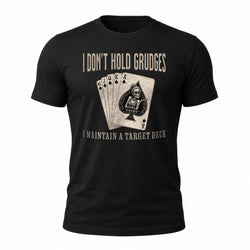 Cathy Passive Aggressive Bee-Otch - Funny Veteran Tee in Black, ghost front