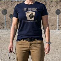 Load image into Gallery viewer, Cathy Passive Aggressive Bee-Otch - Funny Veteran Tee in Navy, woman, no face