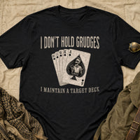 Load image into Gallery viewer, Greg Speakerphone Terrorist - Funny Veteran Tee in Black, props flat