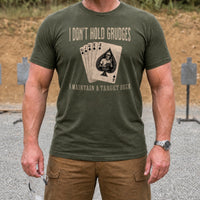 Load image into Gallery viewer, Jeff HOA Tat-Uhl-Tayl - Funny Veteran Tee in Military Green, man, no face