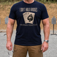 Load image into Gallery viewer, Jeff HOA Tat-Uhl-Tayl - Funny Veteran Tee in Navy, man, no face