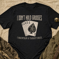 Load image into Gallery viewer, Walt G. I. Poser - Funny Stolen Valor Veteran Shirt in Black, props flat
