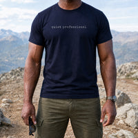 Load image into Gallery viewer, Quiet Professional - Special Forces Green Beret Shirt in Navy, man, no face