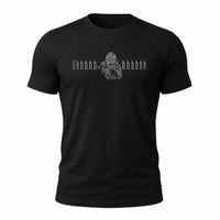 Load image into Gallery viewer, Shhhhhhhhhhh - Funny Operator Veteran Tee in Black, ghost front
