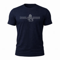 Load image into Gallery viewer, Shhhhhhhhhhh - Funny Operator Veteran Tee in Navy, ghost front