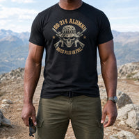 Load image into Gallery viewer, DD-214 Alumni Old School - Veterans Day Tee in Black, man, no face