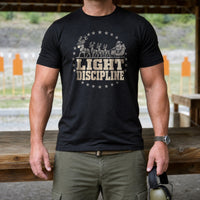 Load image into Gallery viewer, Light Discipline - Funny Tactical Santa Veteran Shirt in Black, man, no face